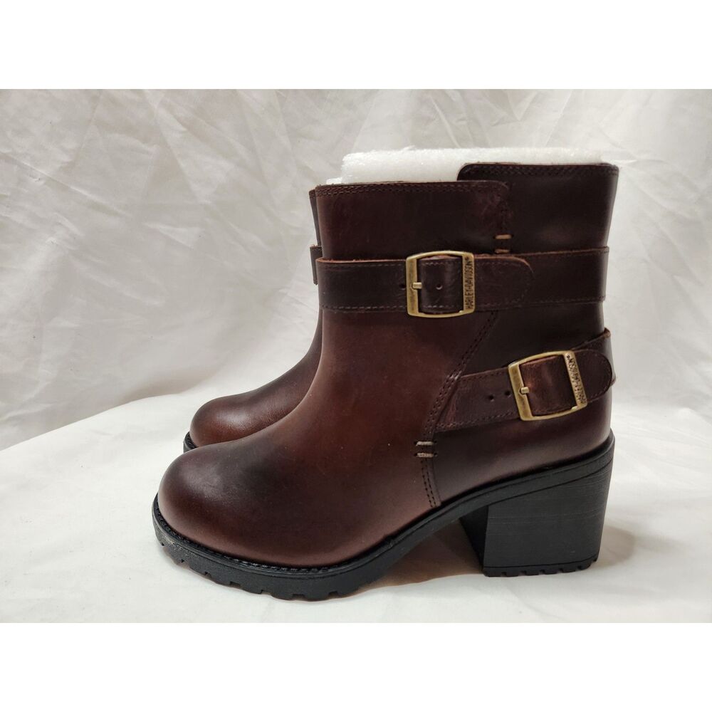 Harley‑Davidson Lalanne Moto Boots Women’s 9 Brown Double Strap